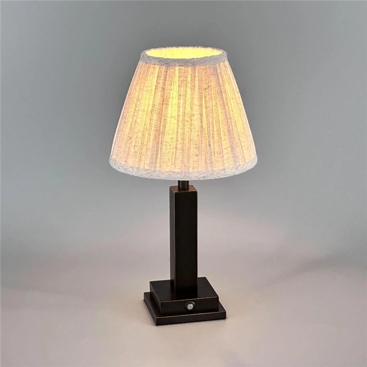Bronze Base Rechargeable Beside Table Lamp
